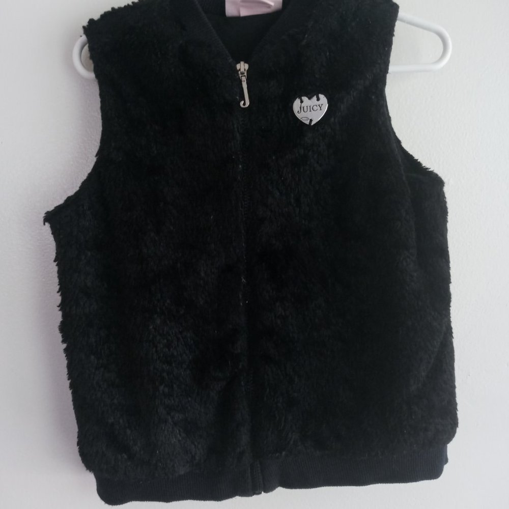 Black Juicy Couture Vest for Toddler 4T